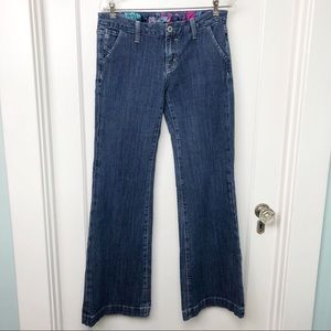 MIss Me Wide Leg Flair Geneva Wash Jeans Size 29
